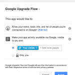Google+ code tricks: Upgrading to the new sign-in / upgrading scopes